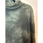 Michael Stars Tie-Dye Turtleneck Ribbed Sweater Comfy Loungewear Thermal Sz XS Photo 5