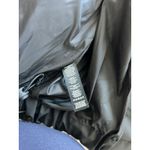 kHY Cropped Puffer Jacket Black High Neck Ruched Sleeve Zipper Closure NWT Photo 8