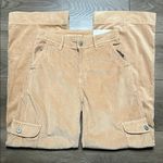 American Eagle Super High Rise Baggy Corduroy Wide Leg Pants Tab Size 24 Short Photo 3