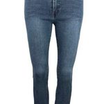 New Julianas Boutique Blue Denim High Rise Rhinestone Fringe Trim Skinny Jeans M Size M Photo 0