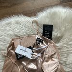 RETROFETE Cosmo Dress In Dusty Peach Pink Size L Photo 8