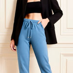 Stella McCartney Julia Virgin Wool Jogger Sweatpants Dusty Blue – Sz M💛 Photo 0