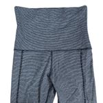 Calvin Klein Calvin Klein Performance Navy Stripe Fold Over Leggings S Photo 6