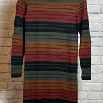 Lacoste Multicolor Striped Sweater Dress Women's Size 36 (S) Photo 0