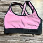 Under Armour Pink and Black Sports Bra Photo 0