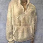 Reebok Women's Size XLarge Fog 1/4-Zip Mock Neck Sherpa Fleece Pullover Photo 0