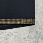 Elie Tahari Pencil Skirt Rhinestone Trim Size 8 Career Wear Party Black Neutral Photo 4