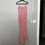House Of CB Romola Maxi Cocktail Dress Pink Size Small Photo 3