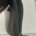 Capezio  Vintage Italian Black Leather Crossbody Bag Side Zipper Snap Top Photo 4