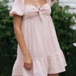 Storia Tiny Roses Puff Sleeve Dress Large New With Tags Cottagecore Photo 0