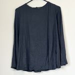 Susana Monaco NWT  Gray Long Bell Sleeve Draped Shirt - Size: Extra Large Photo 0