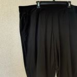 Athleta Brooklyn Jogger Women Plus Size 24 Black lightweight athletic pants. Photo 2