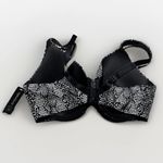 Ambrielle Full Coverage Full Figure Underwire Bra Size 38D Snake Skin Pattern Black Photo 1