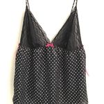 Apt. 9  polkadot & lace chemise teddy top XXL Photo 0