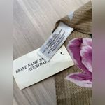 Jones New York Floral Tan Scarf Photo 6