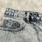 BDG  Lou Hi-Low Denim High Rise Acid Wash Shorts Photo 4