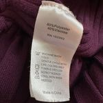 Jason Wu  dark purple knit long sleeve midi sweater dress size XL Photo 7