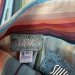 Silver Jeans Silverado Women’s Guachos Serape Multicolor Striped Cropped Pants Size M Photo 1