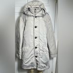 Burberry  Grey Nova Check Mid Length Down Hooded Padded Parka Puffer Coat Jacket Photo 3