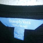 Simply Vera Wang L Simply Noir Sleeveless Empire Waist Black Dress Funeral Size L Photo 11