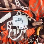 Milly Orange patterned Dress Photo 5