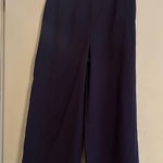 Good Luck Gem Navy Wide Leg Pants Photo 0