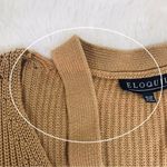 Eloquii  Tan Cropped Cutout‎ Cardigan Sweater Ribbed Button Front Size 18 20 Photo 7