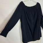 ZARA  Off-Shoulder Boho Blue Shift Crochet Hem Dress Size S Photo 4