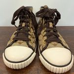 Coach  Women’s Signature C Garcia ankle high top sneaker shoe size 8.5 Photo 9