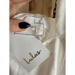 Lulus NWT  Exceptional Passion White Satin Cutout Maxi Dress Bridal Gown Bride S Photo 5