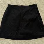 Abercrombie & Fitch Abercrombie Scarlett black satin mini skort  Photo 3