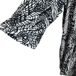 Avenue  WomenTunic‎ Top 1X Abstract Foliage Boho Lagenlook Cottagecore Officewear Photo 6