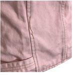 RENGGLI Pink Button Vest Women’s XS Asymmetrical Hem Utility Pockets Casual Photo 8