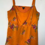 Torrid  Women's Babydoll Chiffon Cami Floral Tank Top Orange Size 1X Photo 0