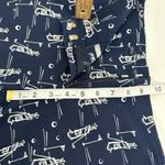 IZOD GOLF Shorts Women’s 4 Dark Blue Golf Bag Print Classic Preppy Vacation Photo 7