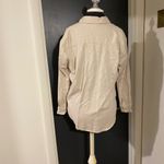 Madewell 💜  Confetti Color Tan Flannel Button Down Shirt with Pockets Photo 3