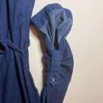 Levi's women's denim long-sleeve shirtdress in blue Large extra Large Photo 2