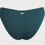 Berlook Dark Green Textured Halter Bikini Top & Full Coverage Bottom Size M Photo 9