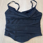 White Fox Boutique White Fox Mesh Corset Top Size Small 2470 Photo 0