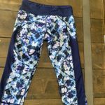 Pink Lotus  Navy Capri Geometric Print Leggings Athleisure‎ Athletic Gym XS Photo 6
