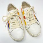 Soludos  rainbow wave sneakers‎ size 5 leather upper Photo 2