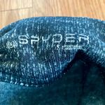Spyder  Heathered Black Fleece Half Zip Pullover Womens Small Photo 10