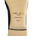 Jimmy Choo NIB Elisa Mesh Patent Leather Flat in Black Size 40.5 Photo 11