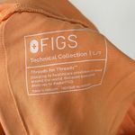 FIGS High Waisted Alva Skinny Tapered Scrub Pants in Shaka Orange Large Tall NWT Photo 4