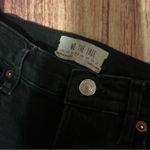 We The Free  Black Skinny Jeans Ripped Knees Size 27 Photo 1
