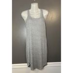 A New Day Dress Womens Small Gray Ribbed Knit Sleeveless Tank Midi Casual Photo 1