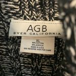 Vintage Mock Neck Marled Short Sleeve Sweater Sz XL Black Photo 7