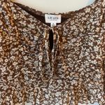 Le lis Brown and white flowered blouse  Photo 2