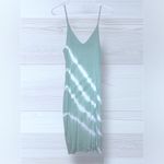 COOKIES CLOTHING Women’s Tie Dye Ombré Summer Midi Dress Green Size M Photo 3