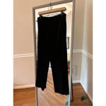 Bob Mackie  Black Velvet Pants Size 8 Photo 2